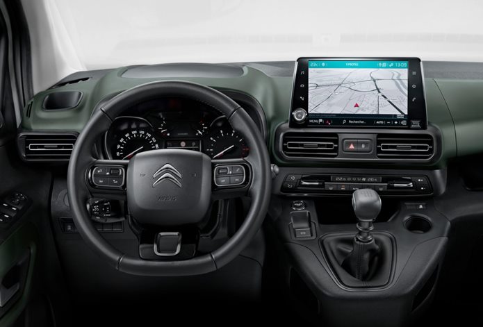 novo citroen berlingo 2019 interior painel