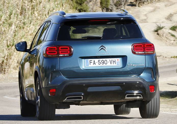 citroen c5 aircross traseira