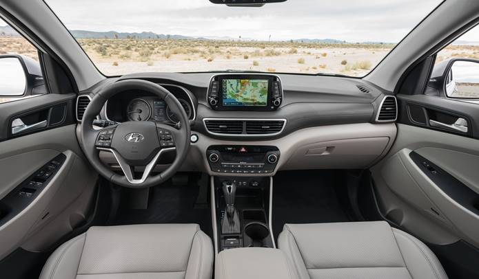 novo hyundai tucson 2021 interior