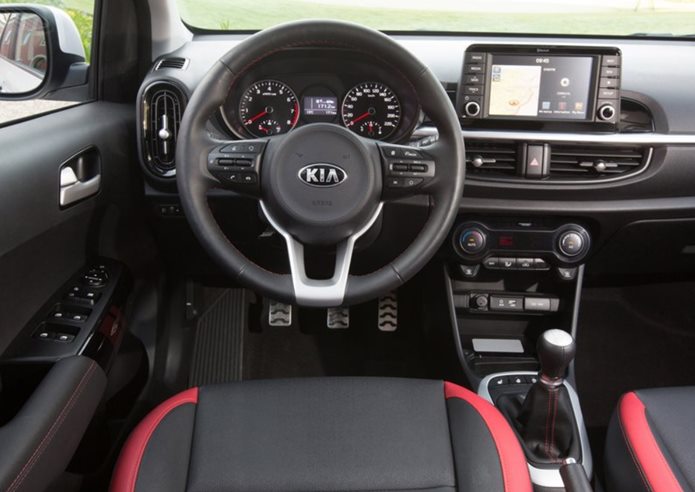 kia picanto gt 2019 interior painel