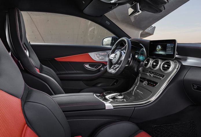 novo mercedes c63 amg 2019 interior bancos