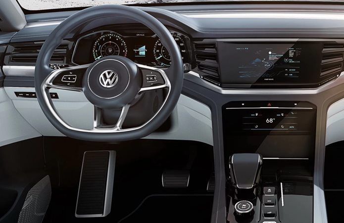 vw cross sport 2019 interior painel