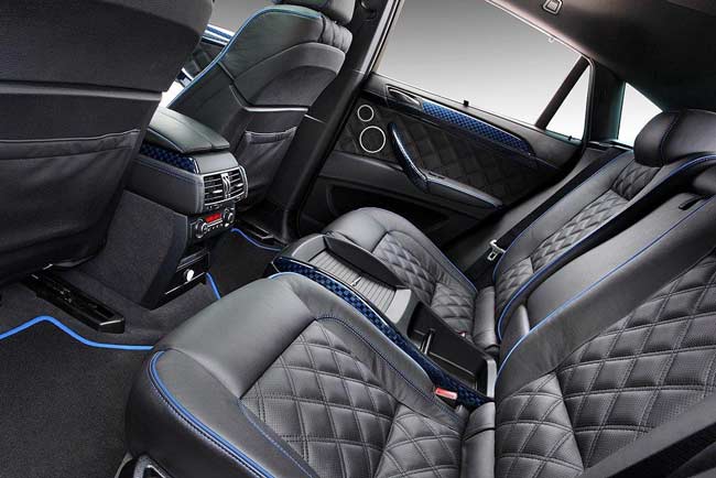 lumma design bmw x6 interior rear / lumma clr x 650 m interior rear