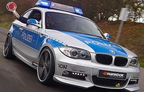 ac schnitzer bmw serie 1 police car / tuning carro de policia