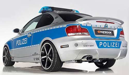 ac schnitzer bmw serie 1 police car / police car tuning