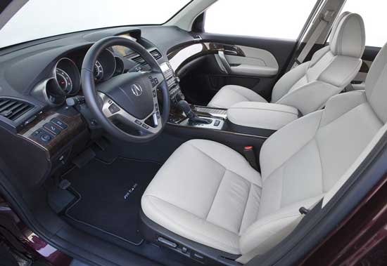 interior 2010 acura mdx