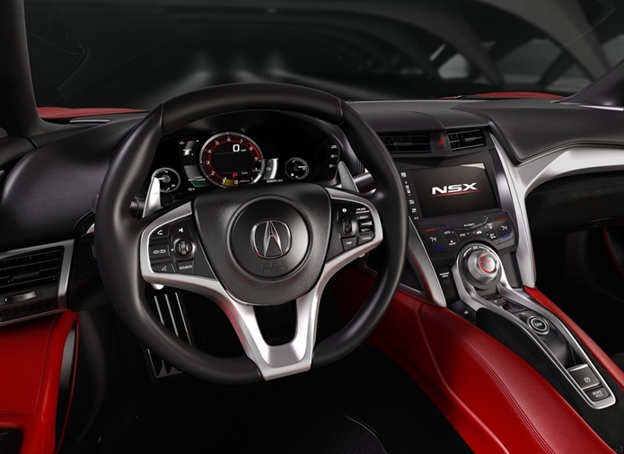 acura nsx 2016 interior