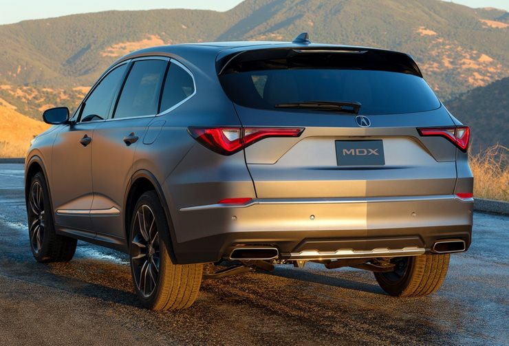 novo acura mdx 2022 traseira rear view