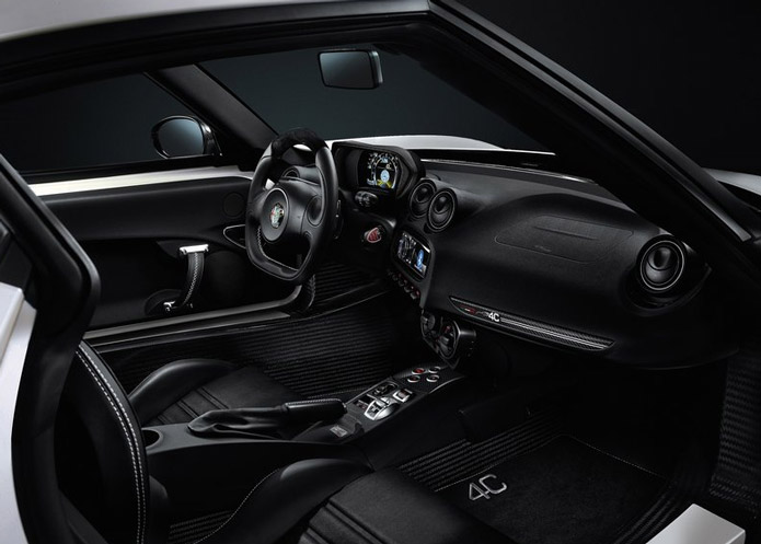 alfa romeo 4c interior