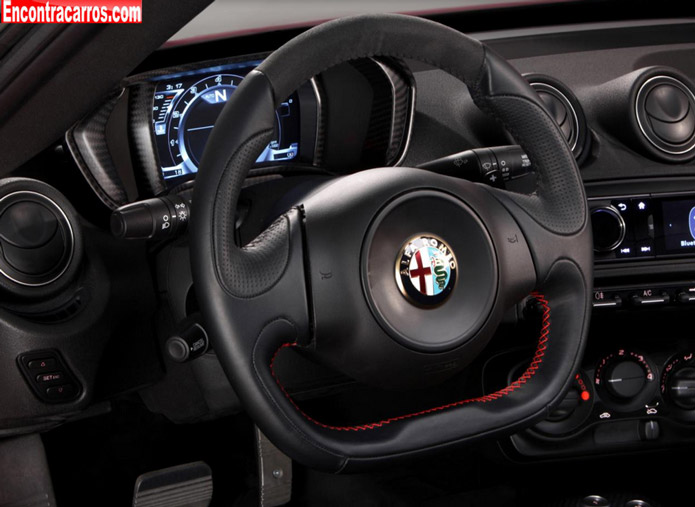 alfa romeo 4c launch edition interior painel