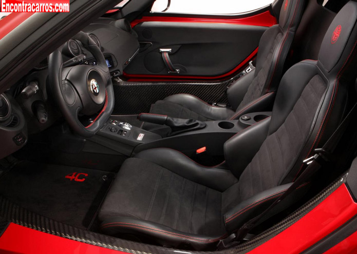 interior alfa romeo 4c launch edition