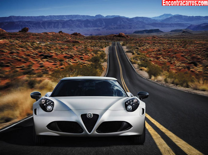 alfa romeo 4c launch edition branco frente