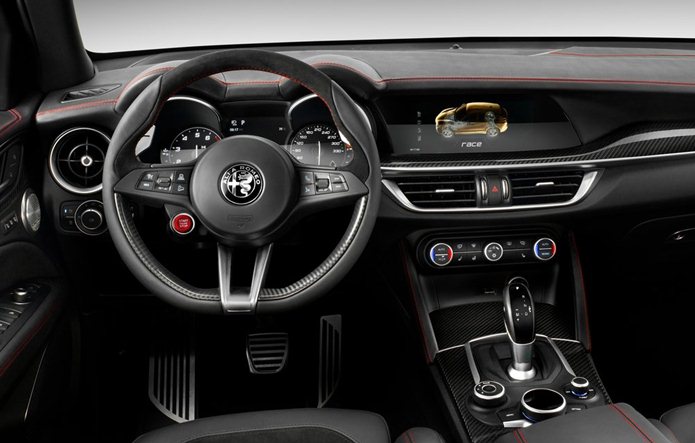 alfa romeo stelvio quadrifoglio interior