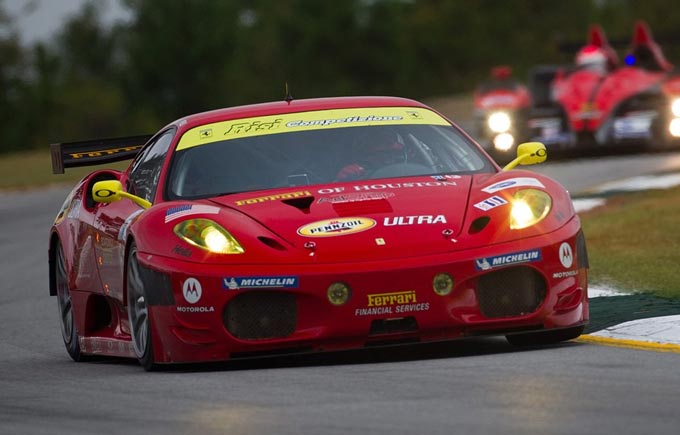 jaime melo mika salo e giancarlo fisichella petit le mans 2010 ferrari f430 gt