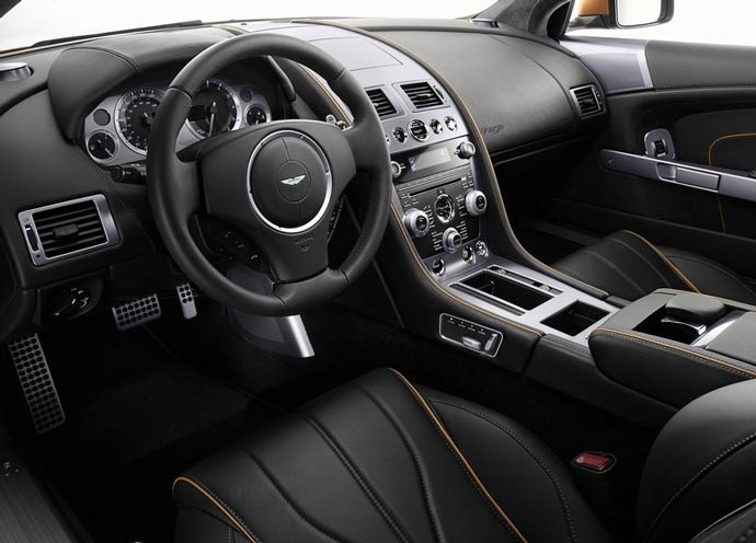 aston martin virage interior