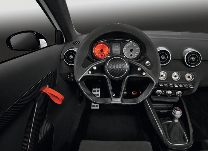 audi a1 clubsport quattro concept interior painel