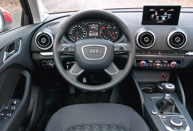 novo audi a3 interior