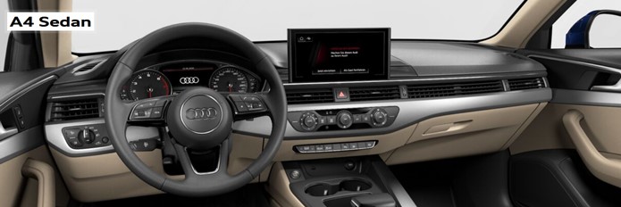 novo audi a4 2021 interior