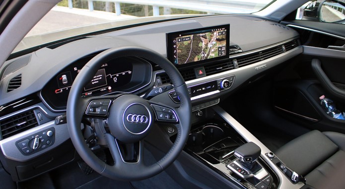 novo audi a4 2021 interior painel