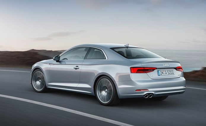 novo audi a5 traseira