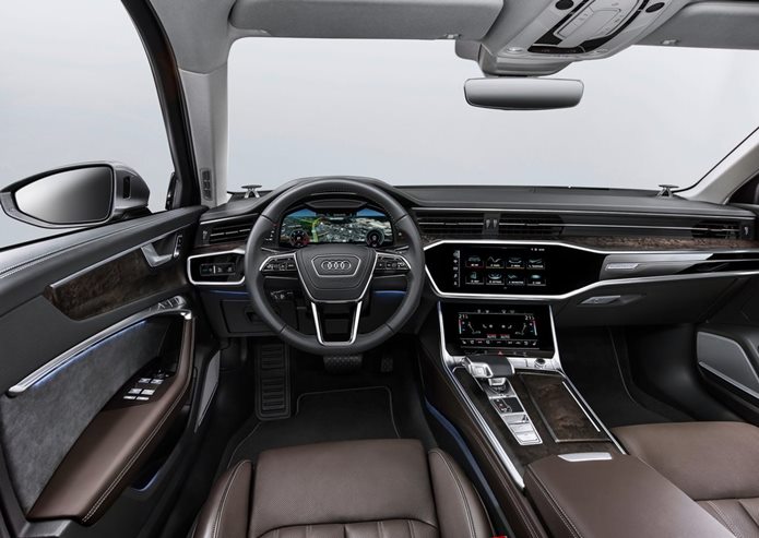 novo audi a6 2019 interior painel