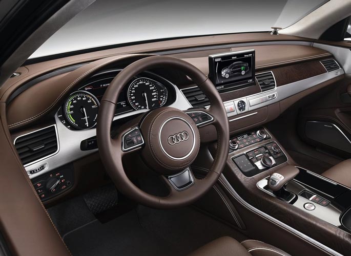 audi a8 hybrid interior