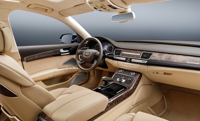 audi a8 l extedend interior