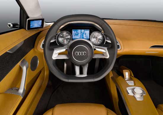 interior audi e-tron concept 2010