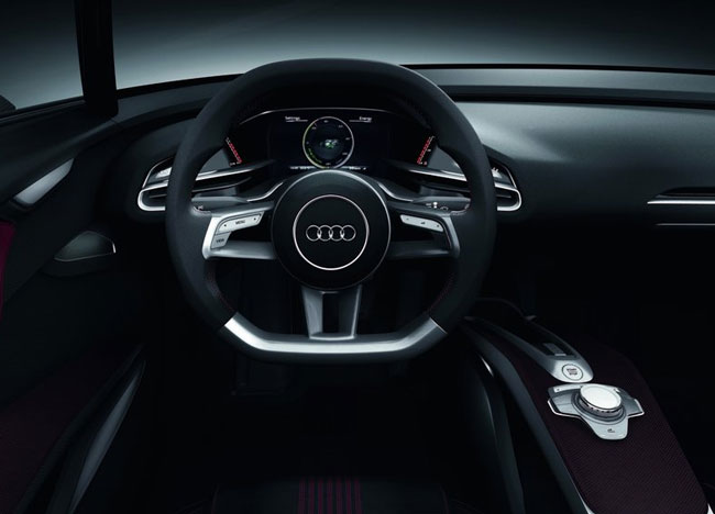 interior audi e-tron spyder