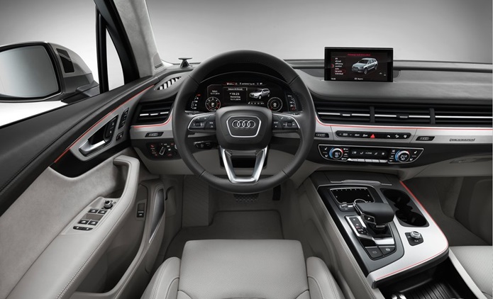 audi q7 2015 2016 interior