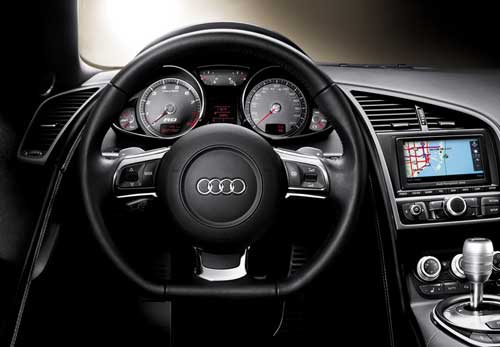interior do Audi R8 