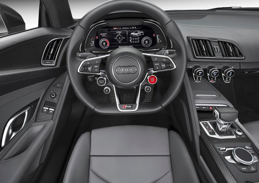 audi r8 2015 até 2023 interior