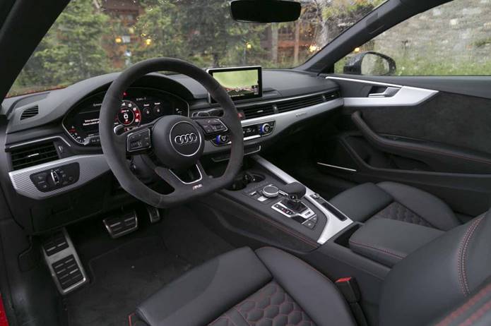 audi rs5 2019 interior painel