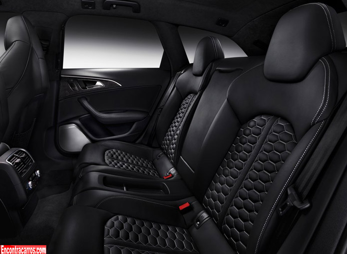 audi rs6 avant 2013 interior banco traseiro