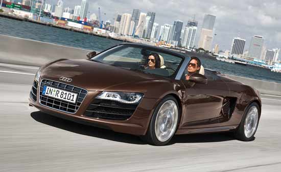 audi r8 spyder 2010