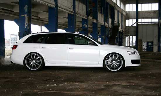 audi rs6 avant avus white power