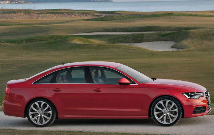 audi a6 2012 vermelho - red