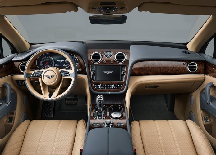 bentley bentayga interior