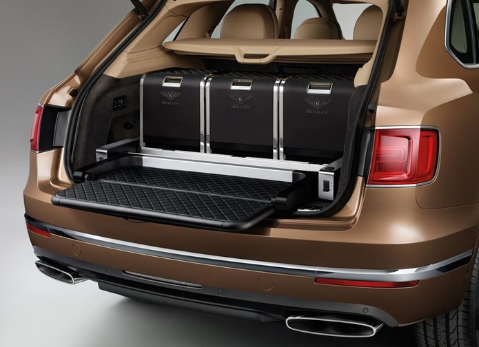 bentley bentayga porta malas