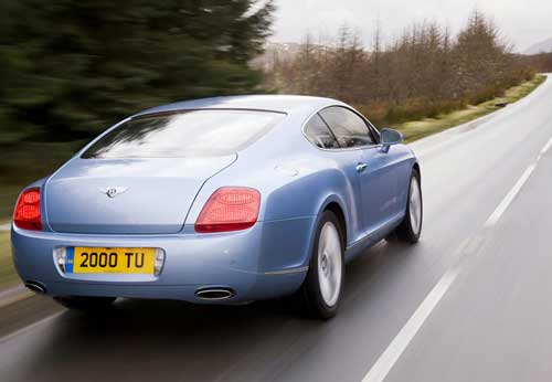 bentley continental gt 2009-2010 traseira