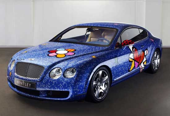 romero britto bentley continental gt