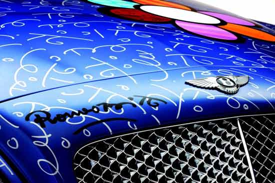 romero britto bentley continental gt