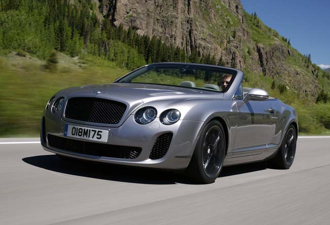 bentley continental supersports convertible