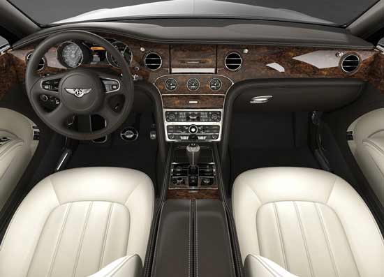 inteior bentley mulsanne 