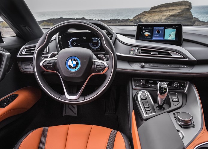 bmw i8 roadster 2018 interior