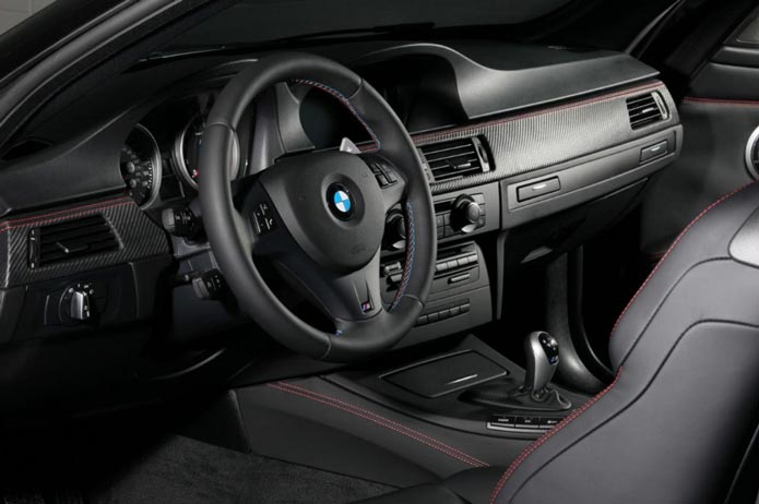 interior bmw m3 frozen black 2011