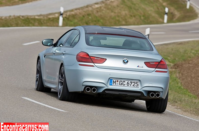 bmw m6 gran coupe traseira