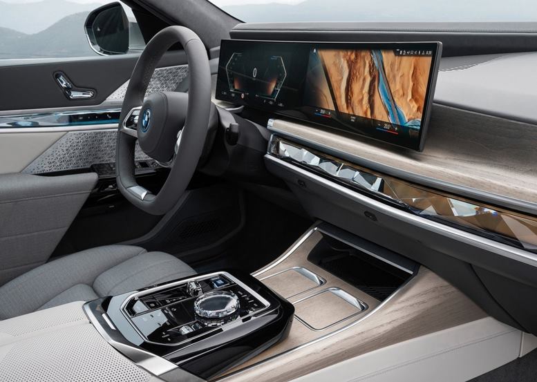 bmw serie 7 2023 interior painel