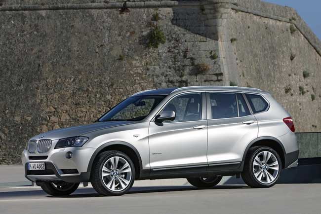 bmw x3 2011 side view / lateral