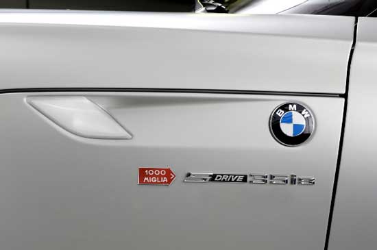 bmw z4 sdrive35is Mille Miglia interior